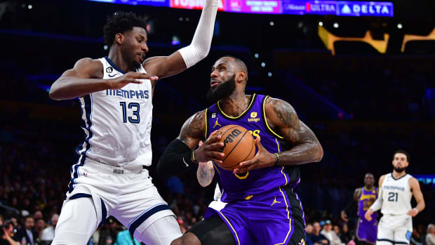 lebron james jaren jackson jr grizzlies 1-20-23